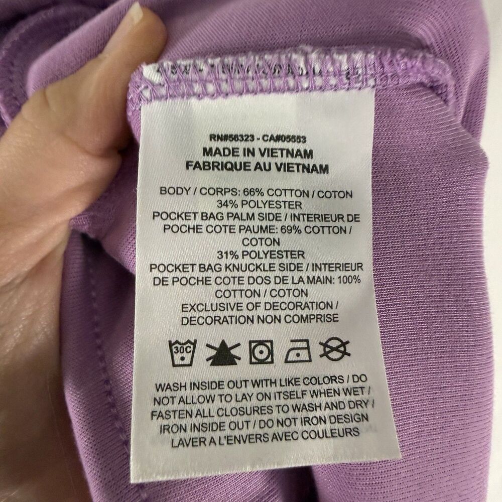Nike Sweatpant Joggers Women's XL Purple Elastic Waist Pull On Pockets - Picture 9 of 11